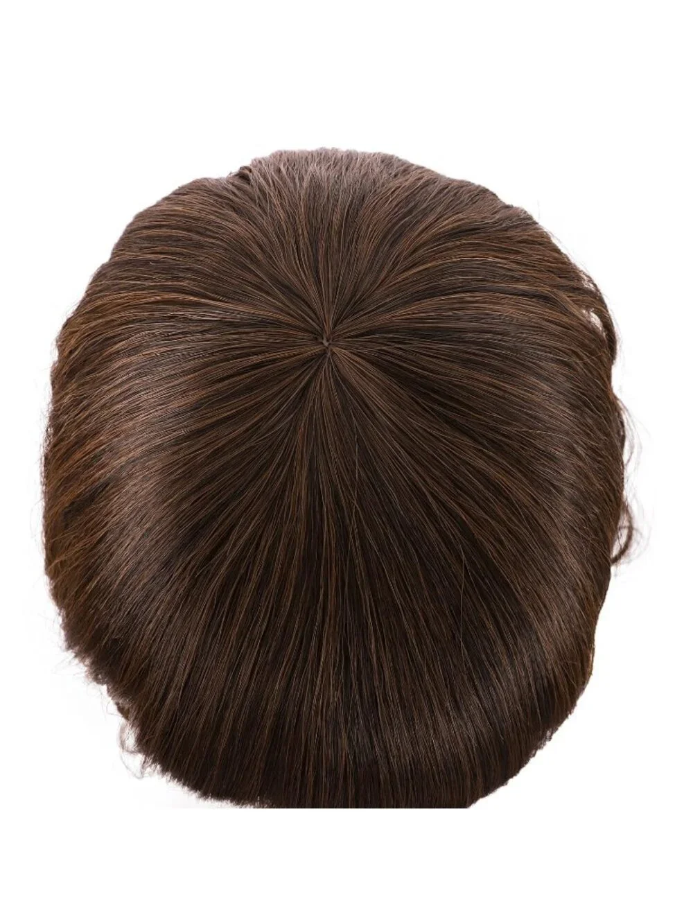 Women's Brown 14 Inch Fresh Bright Synthetic Ordinary Short Wavy Curly Wigs